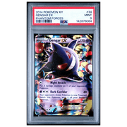 PSA 9 Pokemon XY Phantom Forces Gengar EX Holographic Rare Graded Card 34/119 MINT