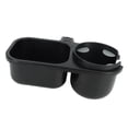 thumbnail image 4 of Snack Holder 2 In 1  Snack Holder Universal  Snack Catcher For Children Travel Daily Life Black, 4 of 7