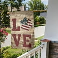 thumbnail image 3 of Love Dog Paw Garden Flag American Flag Print Durable Double Sided Yard Flags for Outdoor Farm Porch Lawn Home Decor 28 x 40 Inch, 3 of 5