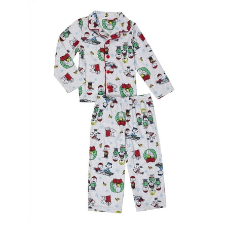 snoopy friends christmas button up coat style classic pajamas 2pc set toddler - Snoopy Christmas Pajamas snoopy friends christmas button up coat style classic pajamas 2pc set toddler - Snoopy Christmas Pajamas