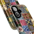 thumbnail image 3 of Boho Ceramic Tile iPhone Case, Retro Artistic Print, Phone Cover for iPhone 16 15 14 13 12 11 Pro Max, 3 of 4