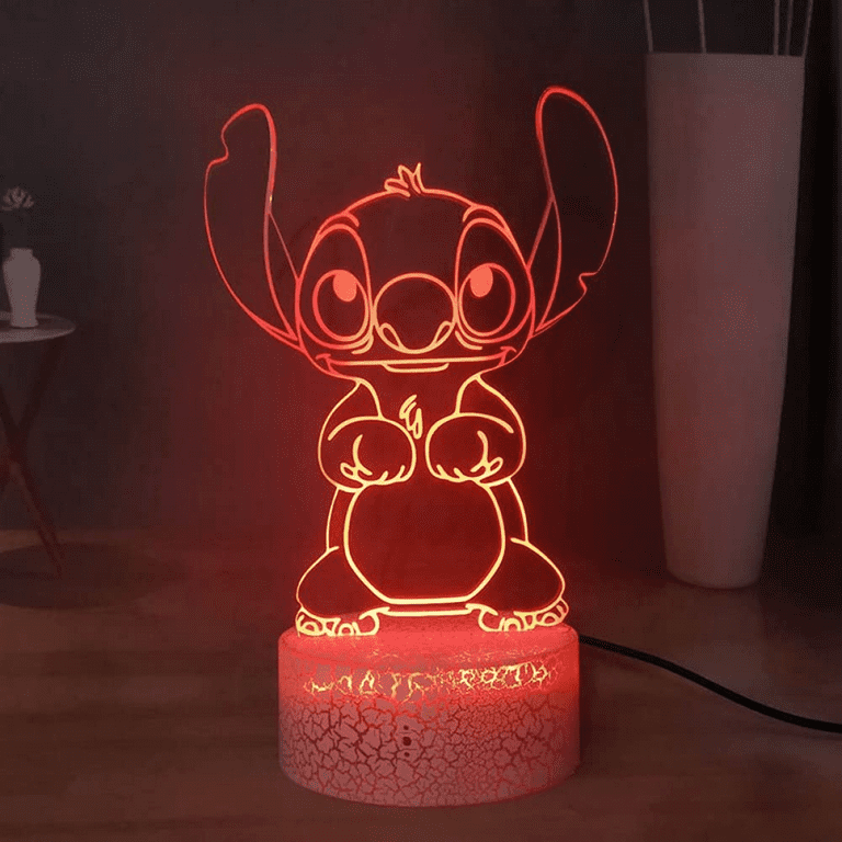 3D file litho lamp lilo and stitch 🔦・Model to download and 3D