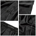 thumbnail image 4 of TONY AND CANDICE Men's Satin Boxer Briefs Pack, Silk Feeling Sleep Shorts Adult Underwear (L, Multi2-4 Pack ), 4 of 5