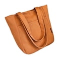 thumbnail image 1 of TopLLC Shoulder Bag Canvas Tote Bag Canvas Bags With Zipper Womens Handbag Women Bag Fashion New Pattern Solid Color Practical Zipper Large Capacity Shoulder pack, 1 of 7