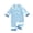 1#Blue618, variant on Byoo Girls Sleepwear Onesies Valentine's Day Heart Vertical Stripe Graphic Long Sleeve Button Down Bodysuit Baby Cute Jumpsuit