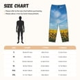 thumbnail image 4 of Picia Blooming Sunflower Field Womens Soft Woven Cotton Elastic Waistband Sleep Pajama Pant Lounge Sleep Pant With Pockets And Drawstring-, 4 of 9