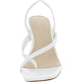 thumbnail image 2 of Guess Womens Saily Faux Leather Slip On Slingback Heels, 2 of 5