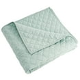 thumbnail image 4 of Levtex Home - Austin - Throw - Diamond Quilted - spa - Quilt (50x60in.) and Sham 50x60in. - Linen/Cotton, 4 of 4