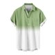 thumbnail image 3 of Mens Casual Manga Corta Botón Abajo Camisas Turndown Cuello Blusa de Impresión, Poliéster Ligero Top de la Moda para el Verano Al Aire Libre Y el Uso Diario, 3 of 6