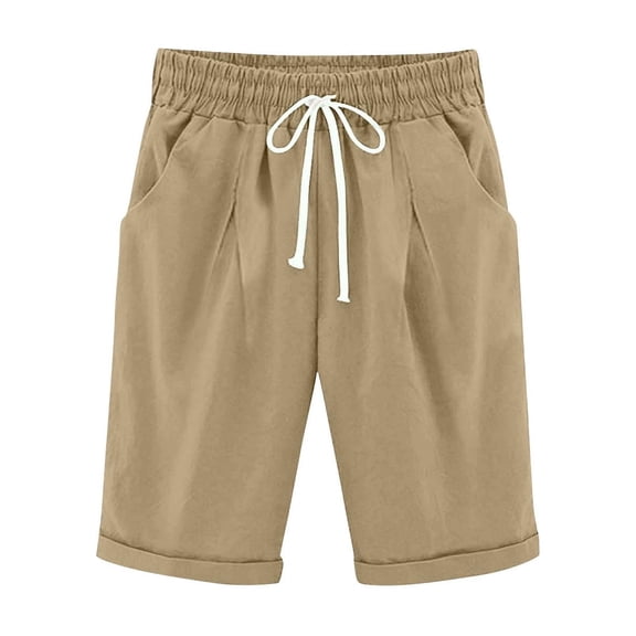 DxhmoneyHXGirls Shorts Summer Baggy Bermuda Shorts Loose Fit Elastic Waist Drawstring Wide Leg Workout Shorts with Pockets for 4-15Years