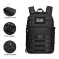 thumbnail image 4 of MOSISO Camera Backpack, DSLR/SLR/Mirrorless Tactical Camera Bag Case with Laptop Compartment Compatible with Canon/Nikon/Sony, Black, 4 of 7