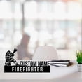 thumbnail image 2 of Handmadetneonsign Firefighter Metal Nameplate, Firefighter Desk Nameplate, Fire Fighter Desk Name Plate Decor 52979, 2 of 5