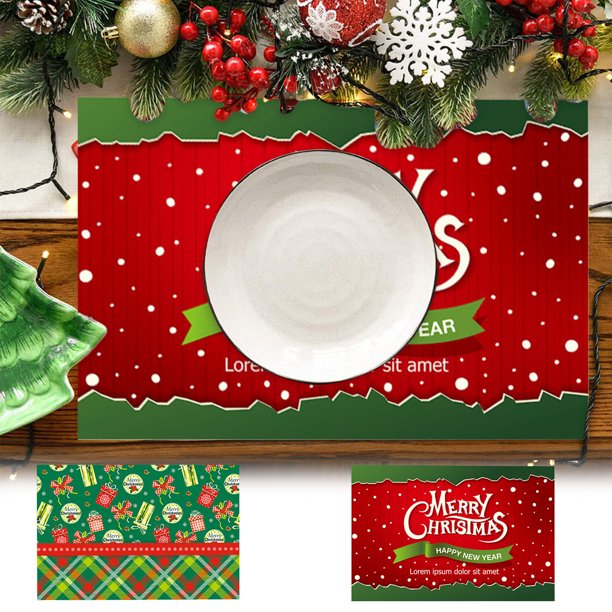 Ganfancp Salvamanteles Navidad Salvamanteles Western Salvamanteles Cocina Salvamanteles Restaurante Salvamanteles Aislantes Ofertas de La Semana Mantel Individual X 1