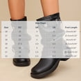 thumbnail image 3 of hopeusnice Women Mid Calf Slouch Boots With Double Buckle Straps Low Heel Leather Upper For Edgy And Casual Style Brown 41, 3 of 9