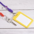 thumbnail image 5 of Uxcell 9" Paracord Lanyard Clasp Wrist Cord Strap Badge Holder, Orange 2 Pack, 5 of 5