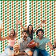 thumbnail image 1 of Aqestyerly Rideau de Pluie Rugby Thème Fête de Football Vert Marron, 1 of 8