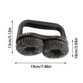thumbnail image 2 of Cleaning Brush for Outdoor Kitchen - Short Handle Mesh Scrubber Grill Brush with Scrub Heads and Scraper for BBQ Grilling Oversized Comfortable Grip High-Performance Cleaning Tool for Grime Removal on, 2 of 7