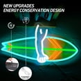 thumbnail image 2 of Y YUNHSOM Surfboard Shaped Neon Sign, USB Power Dimmable LED Neon Sign for Wall Decor, Surfing Themed Restaurants Decor, Beach Bars, and Leisure Places (15.7 * 7.8 inch), 2 of 9