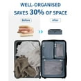 thumbnail image 3 of 7 Pcs Packing Cubes for Travel Organizer Tear-Resistant with Number Icon Handle Storage Bags for Carry on Bag for Clothes Shoes, Grey, 3 of 9