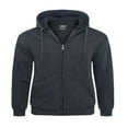 thumbnail image 2 of 1826 Sweat à Capuche en Polaire Douce Doublée Sherpa pour Hommes Fermeture Éclair Complète, 2 of 3