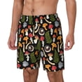 thumbnail image 1 of Fotbe Mushrooms Traje de Baño para Hombre – Shorts de Natación de Secado Rápido con Forro y Bolsillos-3X-Large, 1 of 6