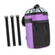 thumbnail image 3 of Bolsa para botella de agua para bicicleta, portabotellas para manillar con compartimento de malla para ciclismo Púrpura, 3 of 9
