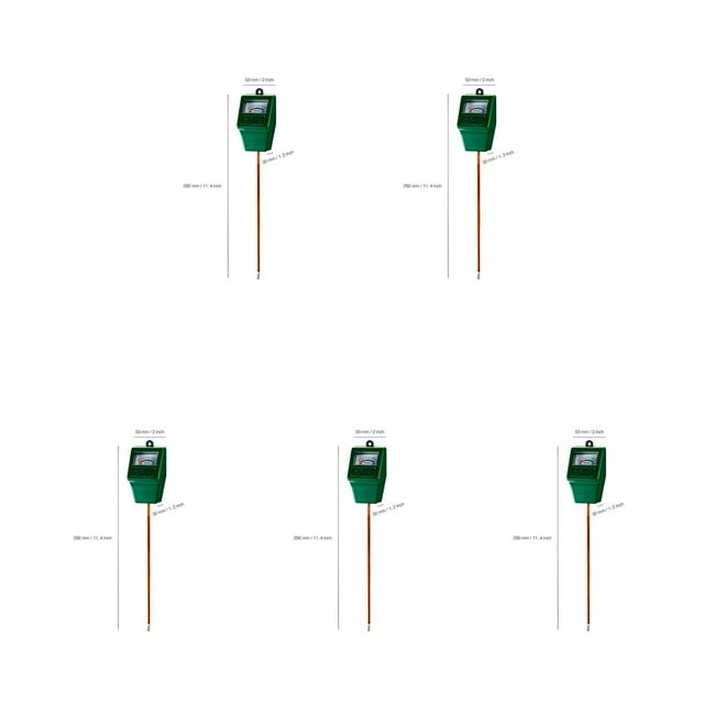 Probador de humedad Toystoory Planta de metal Medidor de humedad Jardín Detección de agua Flor Suelo Sensor Herramienta Type2