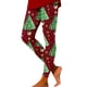 thumbnail image 2 of MKLEKYY Leggings deportivos para mujer Leggings con estampado navideño para mujer Leggings de ejercicio físico con realce Pantalones de yoga 285, 2 of 4