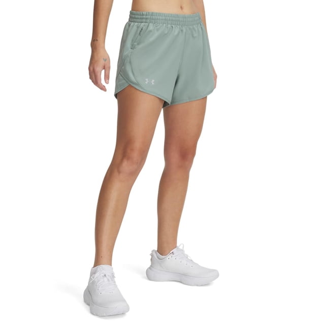 Shorts Under Armour Mujer Fly by Verde Sílice 1X