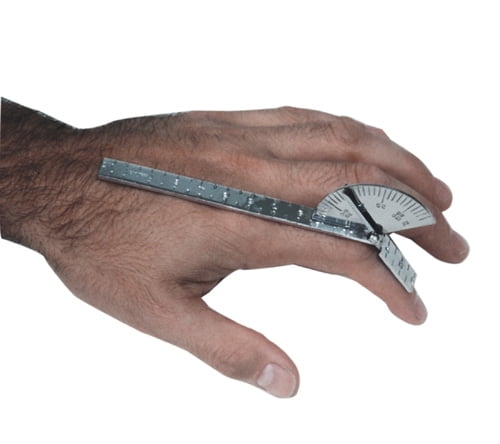 6' Stainless Steel Finger Goniometer