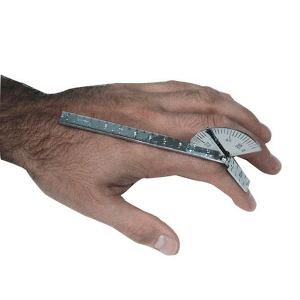 6" Stainless Steel Finger Goniometer