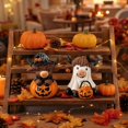 thumbnail image 7 of 2 Pack, Highland Cow Figurines 4 Inch Halloween Ghost Decor Spooky Statues for Home Tiered Tray Shelf Mantel Fall Halloween Decoration for Indoor Tabletop Display, 7 of 7