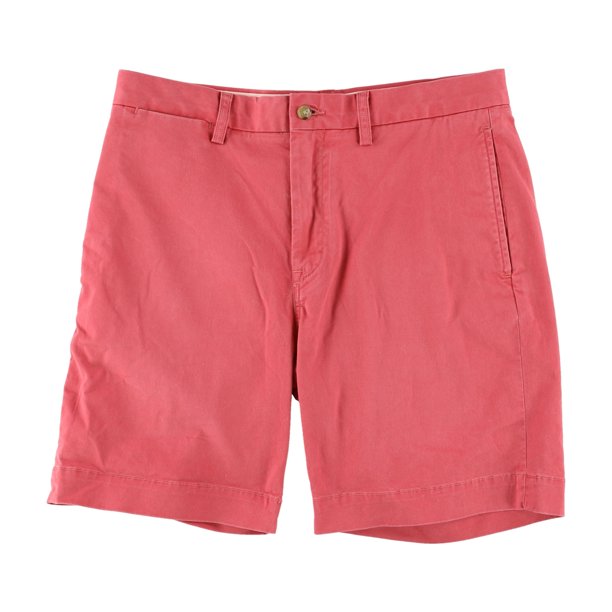 Ralph Lauren Mens Classic Stretch Casual Chino Shorts, Rojo, 30 Ralph Lauren chino