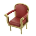 thumbnail image 3 of 1/6 cojines de sofá para sillón muebles de niñas rojo Zulema Sillón de muñecas, 3 of 8
