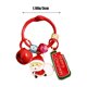 thumbnail image 3 of Llavero navideño | Colgante de Papá Noel | Accesorio festivo para bolsos y llaves | Abalorio de aleación metálica roja | Regalo ligero para estudiantes y niños, 3 of 5