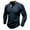 Dark Blue, variant on WREESH Mens Workout Shirts Fitness Henley Shirts Jogger Undershirt Solid Color Long Sleeve Shirts Slim Fit Button Pullover Black