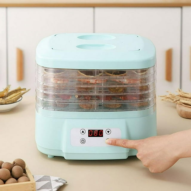 DEBGFS Food Freeze Dryer Machine for Home 360° Airflow Food Dryer Machine with 6 Trays Food Dehydrator Machine with Digital Adjustable Timer and Temperature Control