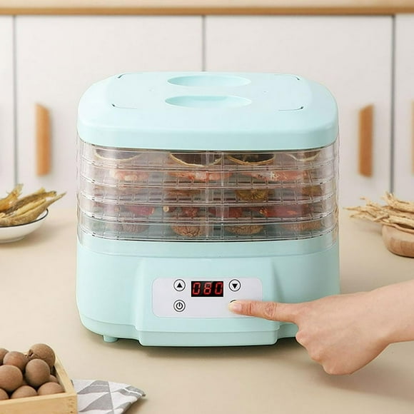 DEBGFS Food Freeze Dryer Machine for Home 360° Airflow Food Dryer Machine with 6 Trays Food Dehydrator Machine with Digital Adjustable Timer and Temperature Control