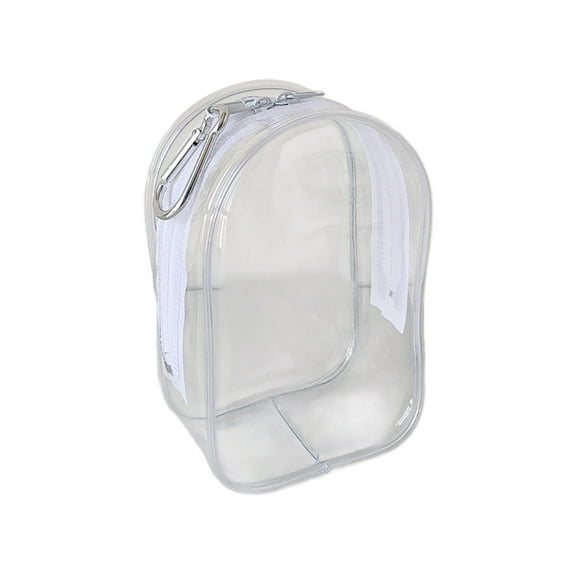 Friendly Transparent Doll Organizers With Multi Function Hook Display Case Exhibition Plush Display Bag For Collector
