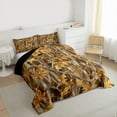 thumbnail image 3 of Castle Fairy Adults Tree Leaves Twin Comforter Sets,Botanical Branches Bedding Set, 3 of 8