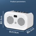 thumbnail image 2 of Mini Amplificador de Guitarra Acústica Eléctrica con Altavoz Bluetooth Portátil con Efectos de Distorsión y Retardo de 10 W, 2 of 5