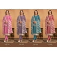 thumbnail image 5 of Custom Made Heavy Faux Georgette Embroidered Work Long Straight kurti With Pant And Dupatta, 5 of 5