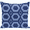 Royal Blue/Blue, variant on Simply Daisy 16" x 16" Hugs and Kisses Geometric Print Pillow