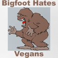thumbnail image 2 of CafePress - Bigfoot Hates Vegans - Adjustable Unisex Printed Trucker Hat with Mesh Back, 2 of 8