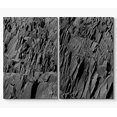 thumbnail image 2 of SIGNLEADER Canvas Print Wall Art Set Grayscale Volcanic Rock Landscape Nature Wilderness Photography Modern Art Rustic Relax/Calm Multicolor for Living Room, Bedroom, Office - 24"x36" x 2 Panels, 2 of 4