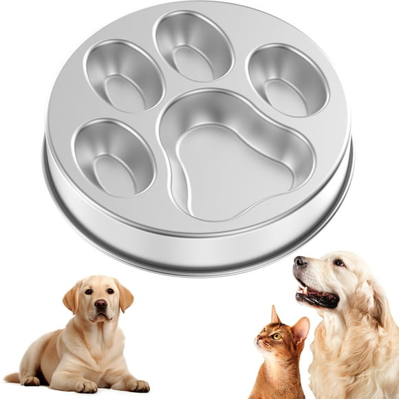 Wekvgz Dog Slow Feeder Bowl Stainless Steel Dog Slow Feeding Bowl Non Slip Pet Slow Food Bowl Rustproof Slow Feeder Bowl Anti Vomiting Dog Feeding Bowl Washable Slow Feeder Dish for Dogs
