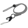 thumbnail image 3 of Uxcell Neck Lanyard with Hook Badge Lanyards Adjustable Long Strap Holder Keychain Grey, 3 of 7