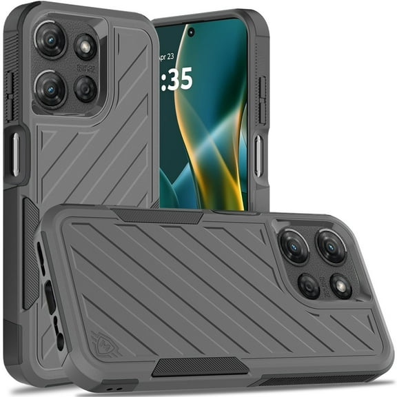 Military Grade Noble Hybrid Armor Case for Motorola Moto G Stylus 2025 - Grey