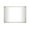 Silver Solid Rectangle 39" x 1" x 30", variant on DecMode 32" x 24" Silver LED Mirror
