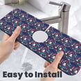 thumbnail image 6 of Kdxio Underwater Animals Pattern Non-Slip Diatom Mud Faucet Drain Pad,Self Absorbent Mat for Kitchen Sink for Variety Kitchen & Bathroom Countertops, 6 of 7
